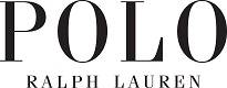 Logo of Polo Ralph Lauren in black serif font on white background.